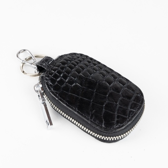 453. NWT MENS SHERRILL & BROTHERS BRYAN GENUINE CROCODILE KEYCHAIN